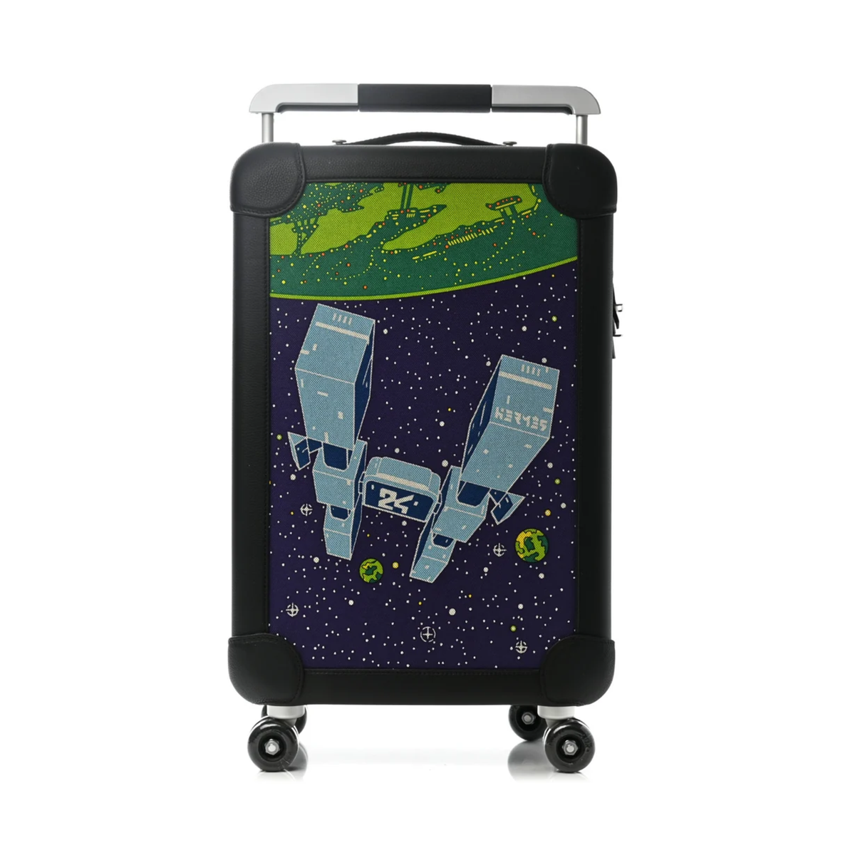 Hermès RMS Trolley cabin suitcase featuring a multicolor space themed Odyssey — view 1